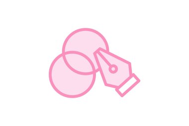 Logo simgesi, marka, şirket, grafik, kimlik duotone çizgi simgesi, düzenlenebilir vektör simgesi, piksel mükemmel, illüstratör ai dosyası