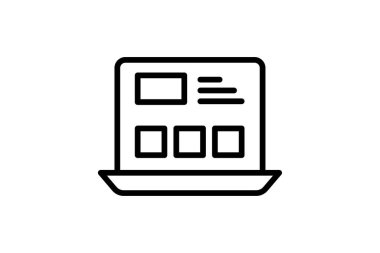 CSS Çerçeve simgesi, css, çerçeve, ön uç, dizayn çizgisi simgesi, düzenlenebilir vektör simgesi, piksel mükemmel, illüstratör ai dosyası