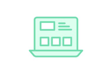 CSS Çerçeve simgesi, css, çerçeve, ön uç, tasarım duotone çizgi simgesi, düzenlenebilir vektör simgesi, piksel mükemmel, illüstratör ai dosyası