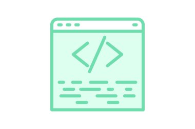 ASP NET simgesi, mikrosoft, çerçeve, arka uç, sunucu tarafı duotone çizgi simgesi, düzenlenebilir vektör simgesi, piksel mükemmel, illüstratör ai dosyası