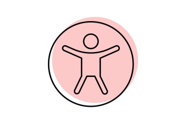 Erişilebilirlik simgesi, ağ, tasarım, kapsayıcı, geliştirme renk gölgesi inceliği simgesi, düzenlenebilir vektör simgesi, piksel mükemmel, illüstratör ai dosyası