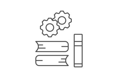 Çalışma becerileri simgesi, becerileri, öğrenme, teknikler, yöntemler ince çizgi simgesi, düzenlenebilir vektör simgesi, piksel mükemmel, illüstratör ai dosyası