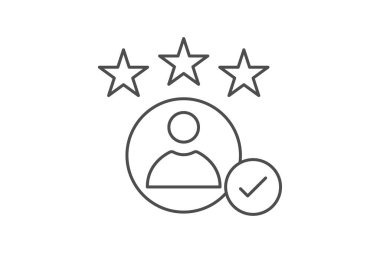 Müşteri Deneyimi simgesi, deneyim, kullanıcı, tasarım, arayüz inceliği simgesi, düzenlenebilir vektör simgesi, piksel mükemmelliği, illüstratör ai dosyası