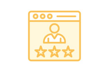 Kullanıcı Deneyimi Simgesi Simgesi, deneyim, simge, tasarım, arayüz duoton satır simgesi, düzenlenebilir vektör simgesi, piksel mükemmel, illüstratör ai dosyası