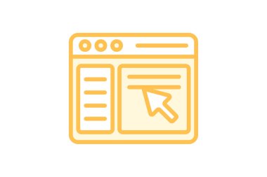 Sezgisel Arayüz simgesi, arayüz, tasarım, kullanıcı, deneyim duotone satır simgesi, düzenlenebilir vektör simgesi, piksel mükemmel, illüstratör ai dosyası