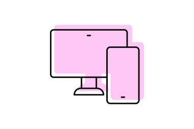 Yanıt Tasarım simgesi, tasarım, kullanıcı, deneyim, arayüz renk gölge inceliği simgesi, düzenlenebilir vektör simgesi, piksel mükemmel, illüstratör ai dosyası