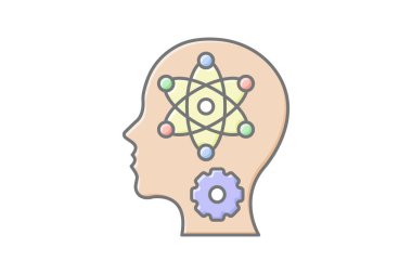 Sanal Ortam simgesi, ortam, vr, dijital, uzay doğrusal renk simgesi, düzenlenebilir vektör simgesi, piksel mükemmel, illüstratör ai dosyası