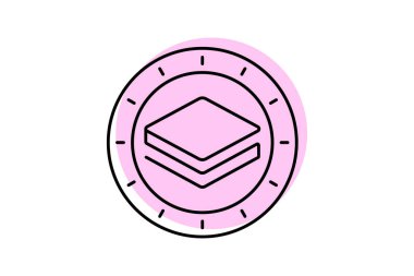 Kripto Halk finansmanı simgesi, kitle finansmanı, kripto para birimi, dijital, fon renk gölge simgesi simgesi, düzenlenebilir vektör simgesi, piksel mükemmel, illüstratör ai dosyası