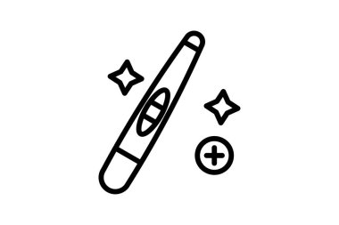 Hamilelik Test simgesi, test, anne, annelik, beklenen satır simgesi, düzenlenebilir vektör simgesi, piksel mükemmel, illüstratör ai dosyası