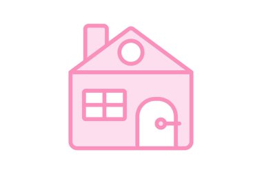 Ev simgesi, simge, ev, sembol, ikamet duoton satırı simgesi, düzenlenebilir vektör simgesi, piksel mükemmel, illüstratör ai dosyası