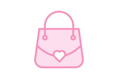 Anneler el çantası simgesi, çanta, çanta, moda duoton satırı simgesi, düzenlenebilir vektör simgesi, piksel mükemmel, illüstratör ai dosyası