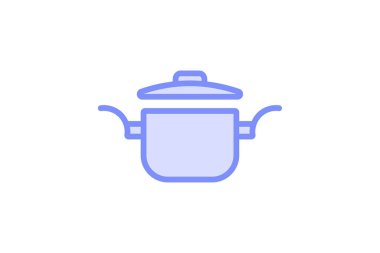 Anneler Yemek Pişirme Kabı simgesi, yemek pişirme, kap, mutfak, yemek duoton çizgi simgesi, düzenlenebilir vektör simgesi, piksel mükemmel, illüstratör ai dosyası