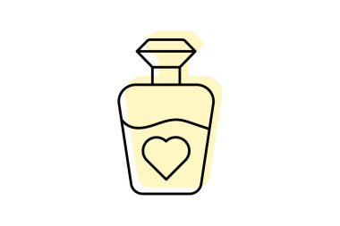 Anneler Parfüm Şişe ikonu, parfüm, şişe, parfüm, parfüm, parfüm, koku rengi ince çizgi ikonu, düzenlenebilir vektör simgesi, piksel mükemmel, illüstratör ai dosyası