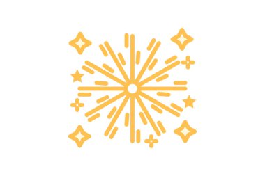 Havai fişek ikonu, havai fişek ikonu, gürültülü festival, kutlama duoton hattı ikonu, düzenlenebilir vektör ikonu, piksel mükemmel, illüstratör ai dosyası