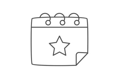 Olay Zamanlama simgesi, zamanlama, plan, takvim, tarih inceliği simgesi, düzenlenebilir vektör simgesi, piksel mükemmel, illüstratör ai dosyası