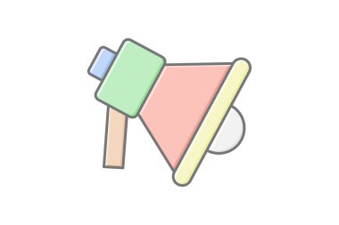 Spotlight simgesi, ışık, sahne, odak, spot ışığı çizgi simgesi, düzenlenebilir vektör simgesi, piksel mükemmel, illüstratör ai dosyası