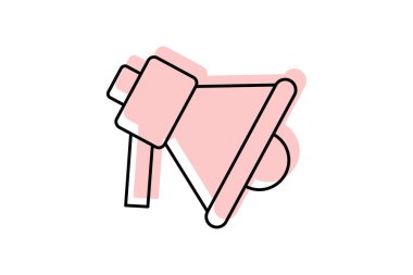 Spotlight simgesi, ışık, sahne, odak, spot ışığı gölge ince çizgi simgesi, düzenlenebilir vektör simgesi, piksel mükemmel, illüstratör ai dosyası