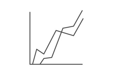 Analitik simge, veri, analiz, ölçü, iz ince simge, düzenlenebilir vektör simgesi, piksel mükemmel, illüstratör ai dosyası