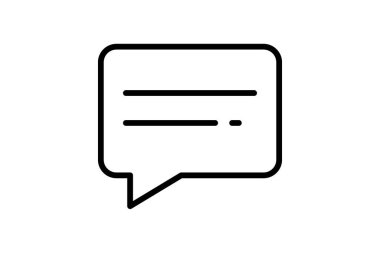 İleti simgesi, notlar, iletişim, yazışma, posta satırı simgesi, düzenlenebilir vektör simgesi, piksel mükemmel, illüstratör ai dosyası