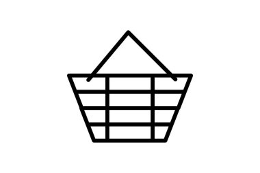 Alışveriş simgesi, dükkan, alım, satın alma, satır simgesi, düzenlenebilir vektör simgesi, piksel mükemmel, illüstratör ai dosyası