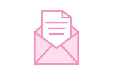 E- posta simgesi, elektronik posta, e-posta, iletiler duotone satır simgesi, düzenlenebilir vektör simgesi, piksel mükemmel, illüstratör ai dosyası