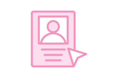 Profil simgesi, portre, kenar görünümü, siluet, dış hat duotone çizgi simgesi, düzenlenebilir vektör simgesi, piksel mükemmel, illüstratör ai dosyası