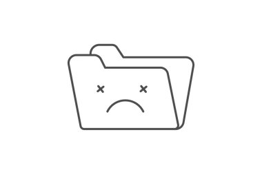 Boş Durum simgesi, durum, ui, ux, kullanıcı arayüzü inceliği simgesi, düzenlenebilir vektör simgesi, piksel mükemmel, illüstratör ai dosyası