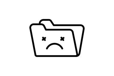 Boş Durum simgesi, durum, ui, ux, kullanıcı arayüzü satır simgesi, düzenlenebilir vektör simgesi, piksel mükemmel, illüstratör ai dosyası