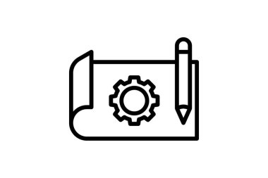 Prototip simgesi, tasarım, model, model, konsept çizgisi simgesi, düzenlenebilir vektör simgesi, piksel mükemmel, illüstratör ai dosyası
