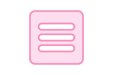 Menü simgesi, navigasyon, web, uygulama, mobil duotone satır simgesi, düzenlenebilir vektör simgesi, piksel mükemmel, illüstratör ai dosyası