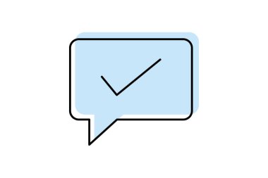 Başarı İleti simgesi, ileti, uyarı, ui, ux renk gölge inceliği simgesi, düzenlenebilir vektör simgesi, piksel mükemmel, illüstratör ai dosyası