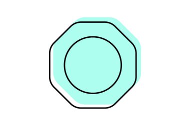 Radyo Düğmesi simgesi, düğme, girdi, form, web rengi gölge inceliği simgesi, düzenlenebilir vektör simgesi, piksel mükemmel, illüstratör ai dosyası