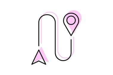 Navigasyon simgesi, menü, çubuk, bağlantılar, web renk gölge ince çizgi simgesi, düzenlenebilir vektör simgesi, piksel mükemmel, illüstratör ai dosyası