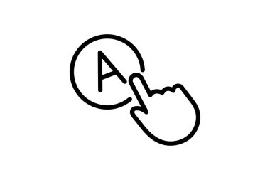 Reklam simgesi, test, reklam, çevrimiçi, dijital satır simgesi, düzenlenebilir vektör simgesi, piksel mükemmel, illüstratör ai dosyası