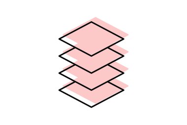 Ad simgesini, reklamını, çevrimiçi, dijital, gölge ince simgesini, düzenlenebilir vektör simgesini, pikseli mükemmel, illüstratör ai dosyasını üstüste koy