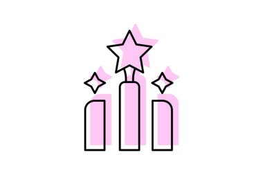 Ad optimizasyon simgesi, optimizasyon, reklamcılık, çevrimiçi, dijital renk gölge inceltme simgesi, düzenlenebilir vektör simgesi, piksel mükemmel, illüstratör ai dosyası