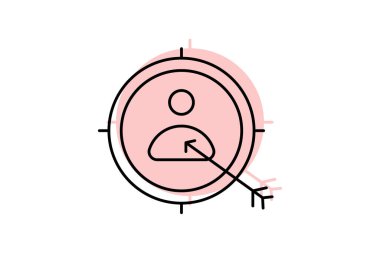 Ad Ağı simgesi, ağ, reklam, çevrimiçi, dijital renk gölge inceliği simgesi, düzenlenebilir vektör simgesi, piksel mükemmel, illüstratör ai dosyası