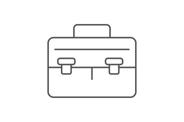 Lider Çanta simgesi, liderlik, torba, simge, sembol ince simgesi, düzenlenebilir vektör simgesi, piksel mükemmel, illüstratör ai dosyası