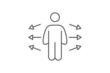 Lider Etkilendirici simgesi, etkili, lider, lider, liderlik, rol model ince çizgi simgesi, düzenlenebilir vektör simgesi, piksel mükemmel, illüstratör ai dosyası