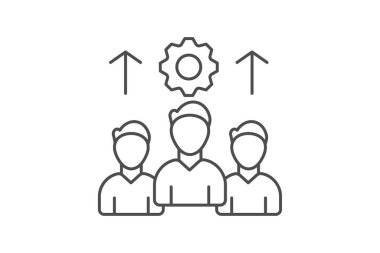 Liderlik Geliştirme simgesi, geliştirme, liderlik, lider, büyüme inceliği simgesi, düzenlenebilir vektör simgesi, piksel mükemmel, illüstratör ai dosyası