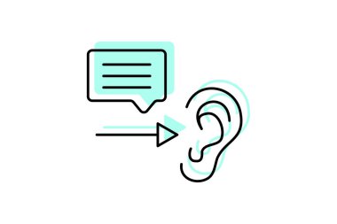 Empatik Dinleyici simgesi, dinleyici, empati, liderlik, renk gölge inceliği simgesi, düzenlenebilir vektör simgesi, piksel mükemmel, illüstratör ai dosyası