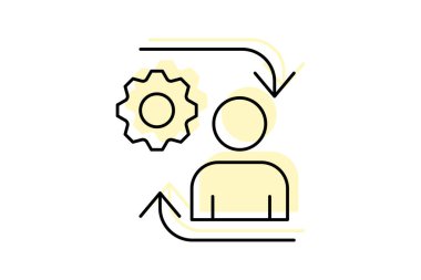 Cesur Risk Alan simgesi, risk alan, cesur, liderlik, risk rengi gölge ince simgesi, düzenlenebilir vektör simgesi, piksel mükemmel, illüstratör ai dosyası