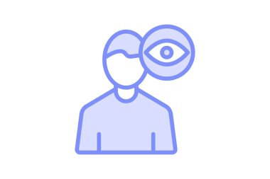 Visionary Leader simgesi, liderlik, vizyon, lider, kılavuz duotone satır simgesi, düzenlenebilir vektör simgesi, piksel mükemmel, illüstratör ai dosyası