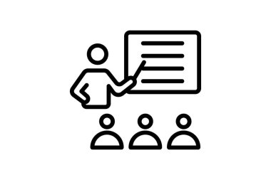 İlham verici Danışman simgesi, akıl hocası, liderlik, ilham, kılavuz çizgisi simgesi, düzenlenebilir vektör simgesi, piksel mükemmel, illüstratör ai dosyası