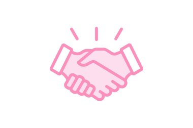 Ortak Ortaklık simgesi, ortaklık, işbirliği, takım çalışması, birlik duotone çizgi simgesi, düzenlenebilir vektör simgesi, piksel mükemmel, illüstratör ai dosyası