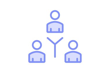 İşbirliği simgesi, simge, işbirliği, ortaklık, takım çalışması duotone çizgi simgesi, düzenlenebilir vektör simgesi, piksel mükemmel, illüstratör ai dosyası