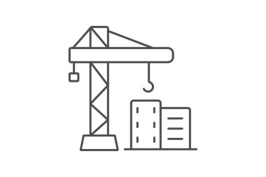 Yapı simgesi, enerji, proje, güç, yenilenebilir, düzenlenebilir vektör, piksel mükemmel, illüstratör ai dosyası