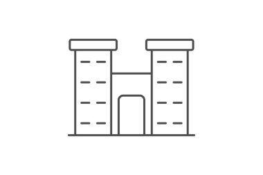 Daire simgesi, enerji, jeneratör, güç, yenilenebilir, düzenlenebilir vektör, piksel mükemmel, illüstratör ai dosyası