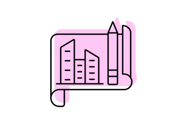 Proje simgesi, enerji, sistem, güç, yenilenebilir, düzenlenebilir vektör, piksel mükemmel, illüstratör ai dosyası