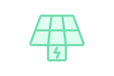 enerji ikonu vektör illüstrasyonu